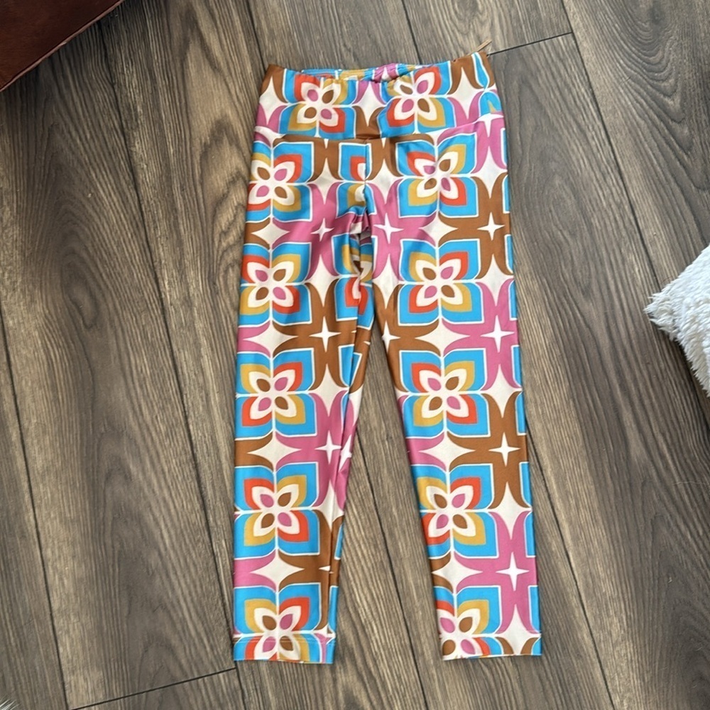 Goldsheep Kids Vibrant Floral Leggings